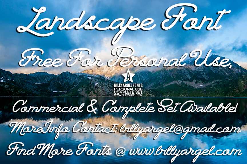 Landscape Font 1001 Free Fonts