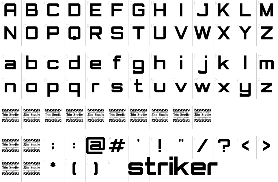 character map