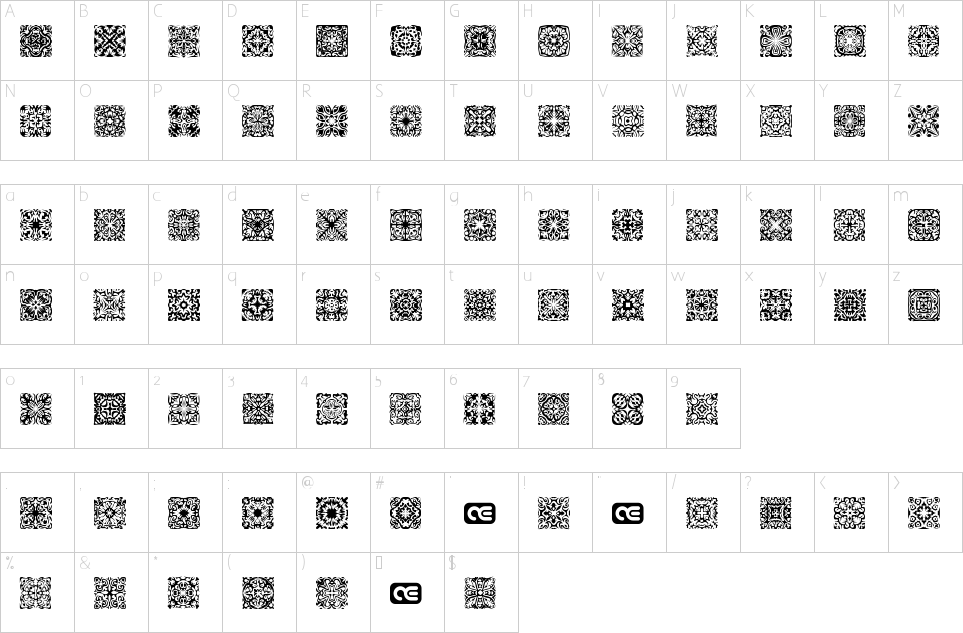 Symmetry Font - 1001 Free Fonts
