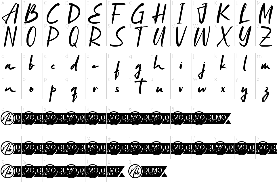 character map