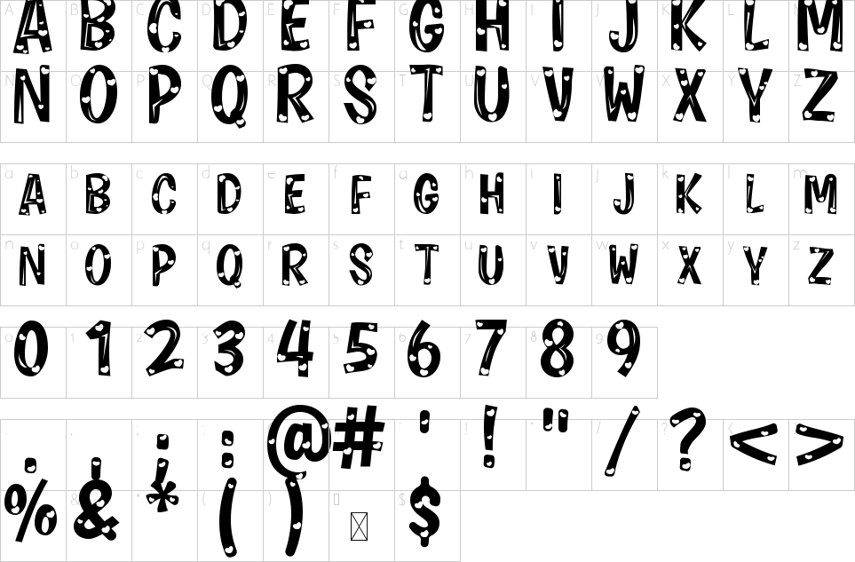 character map