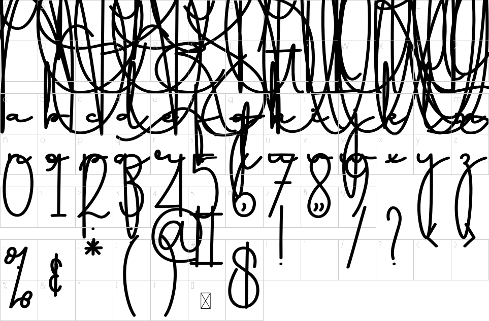 character map