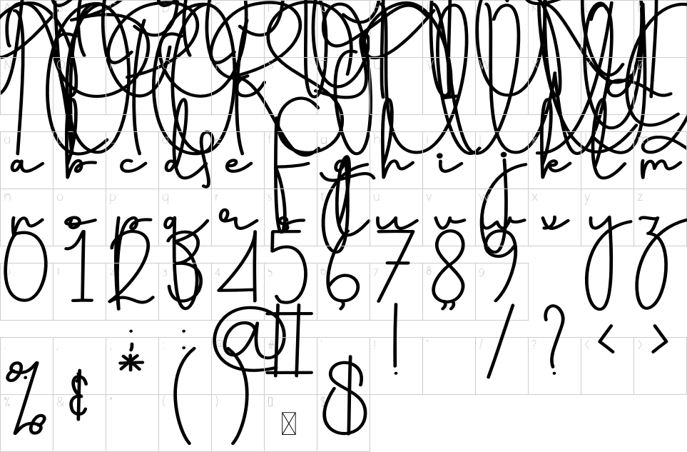 character map