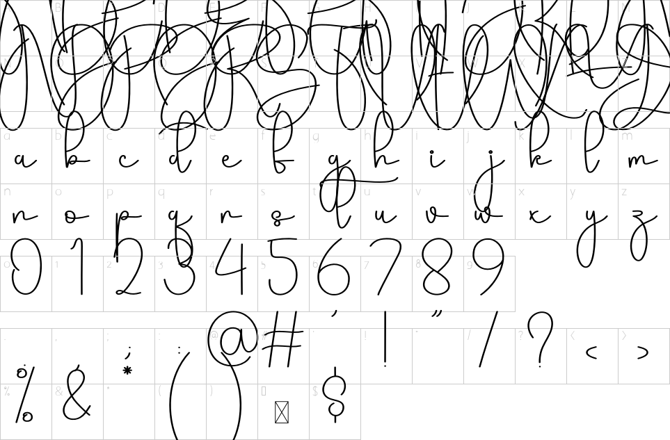 character map