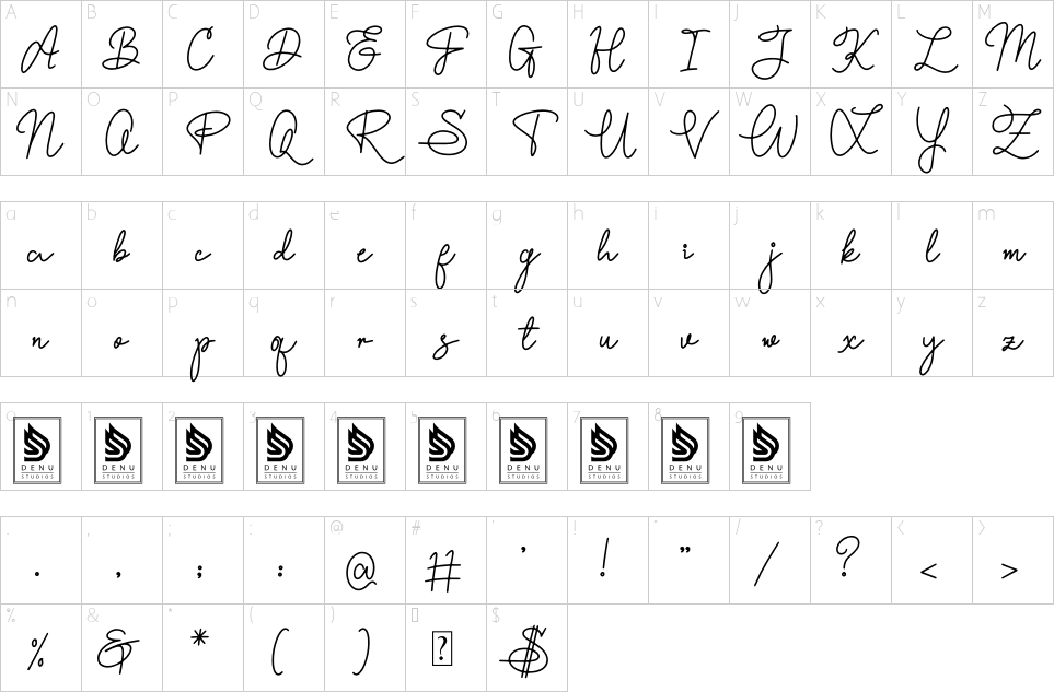 character map