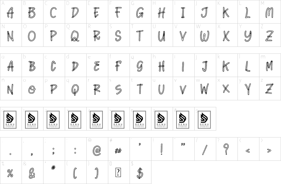 character map