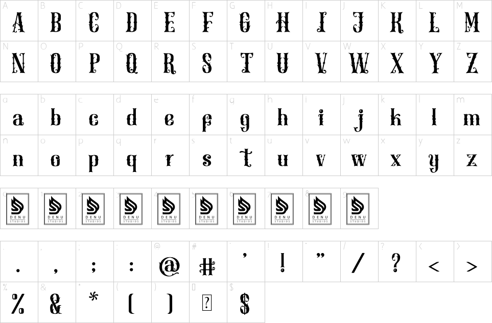 character map