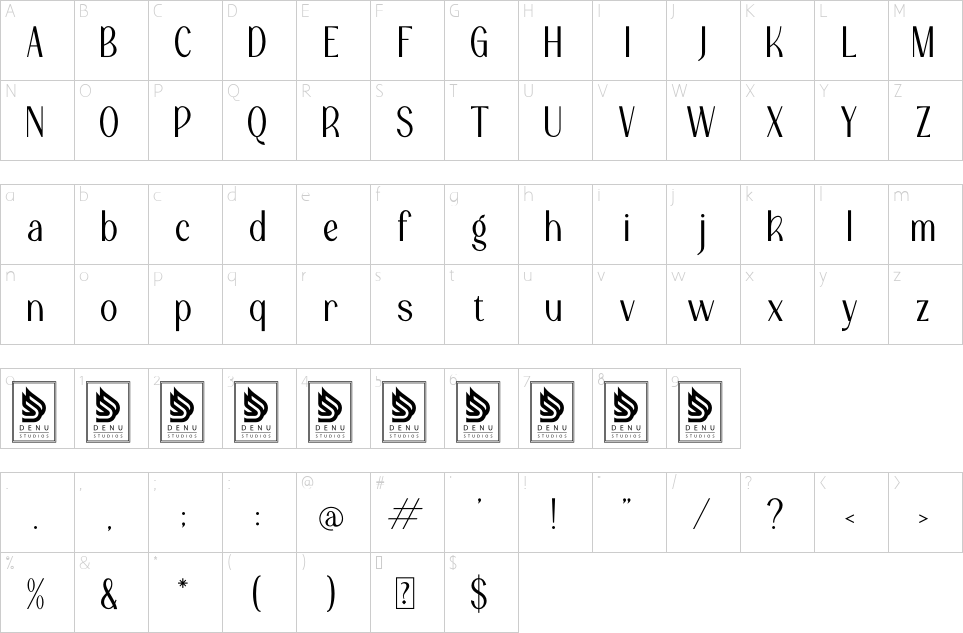 character map