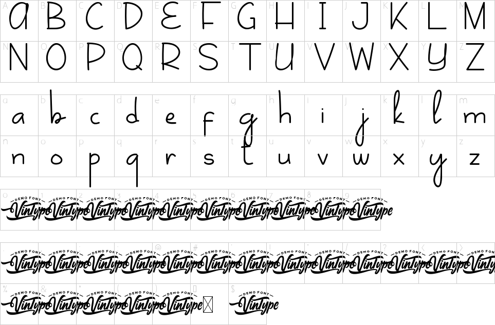 character map