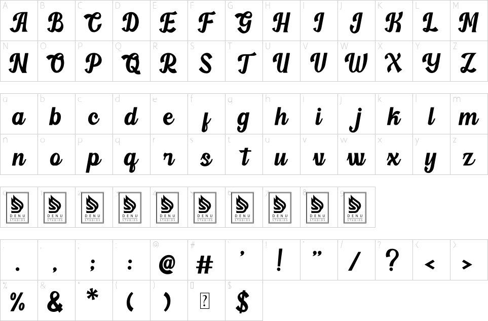 character map